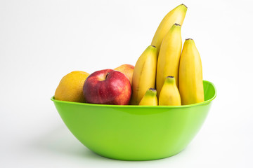 A Plastic Bowl Of Fresh Fruits