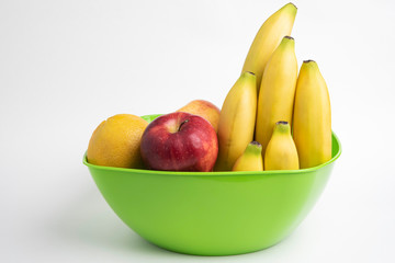 A Plastic Bowl Of Fresh Fruits