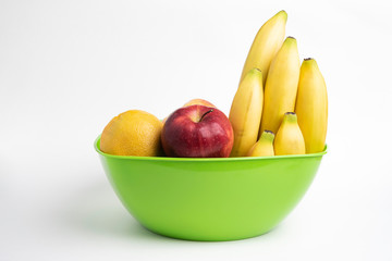 A Plastic Bowl Of Fresh Fruits