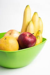 A Plastic Bowl Of Fresh Fruits