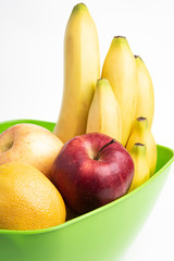 A Plastic Bowl Of Fresh Fruits