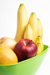 A Plastic Bowl Of Fresh Fruits