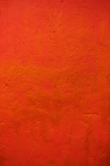 Texture wall in a bright red hue