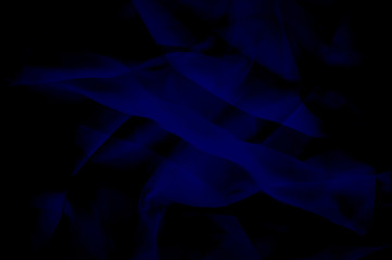 Dark blue abstract background. Fabric texture.