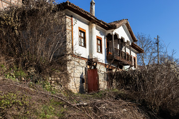 Panoramic view of town of Melnik,  Bulgaria