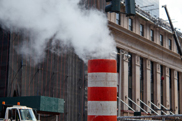 Smoke chimney of New York