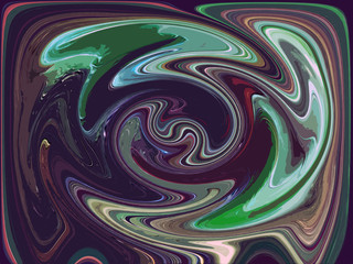 Abstract circulating high contrast energy fields 