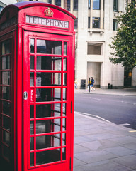 Obraz premium street telephone