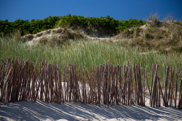 Beach and dunes on North Sylt, dune protection