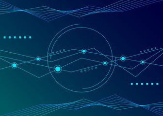 abstract technology background design illustration