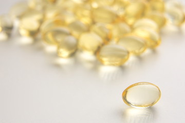 Yellow Gel Capsules