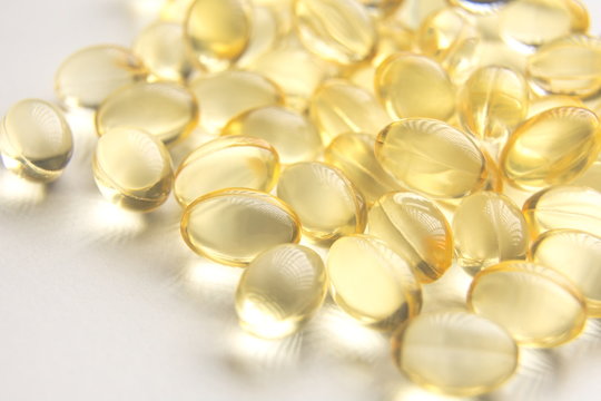 Yellow Gel Capsules