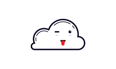 mocking cloud emoticons