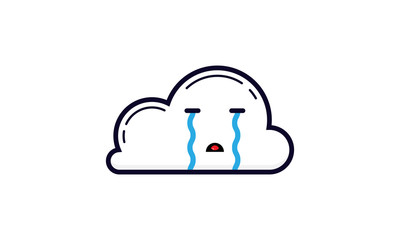 crying cloud emoticons
