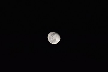 Almost full moon