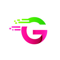 Fast letter g logo design