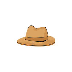 feminine hat fashion accessory isolated icon