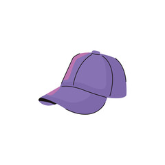sport cap fashion accessory isolated icon