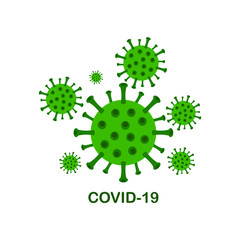 Corona virus illustration clipart vector