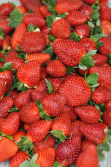 Close up of strawberry fresh