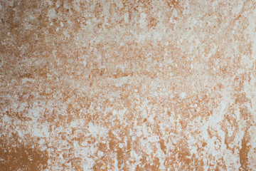 ceramic surface in brown, red and cream tones, for background or invitation, or catalogue of bathrooms and building materials