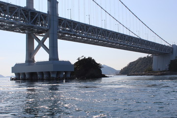 The Akashi Kaikyo Bridge, the longest central span of any suspension bridge in the world...