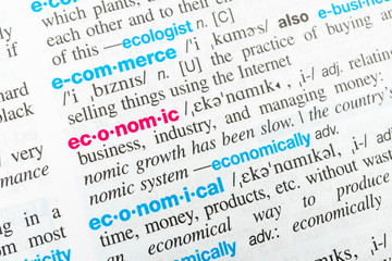 Dictionary Meanings of the Economic Crisis