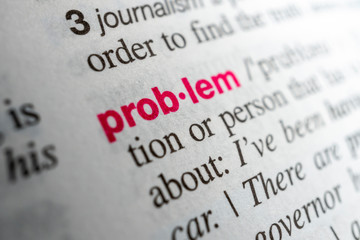 Obraz premium Dictionary Meanings of the Economic Crisis