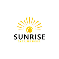 sun logo icon vector isolated