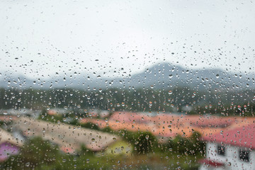 Water drop on the window