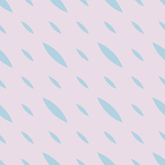 Simple minimal geometric seamless pattern. Subtle vector abstract texture with small shapes, diagonal lines, drops. Light turquoise and lilac color. Minimalist funky background. Modern repeat design