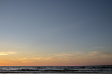 Obraz premium sunset on the beach