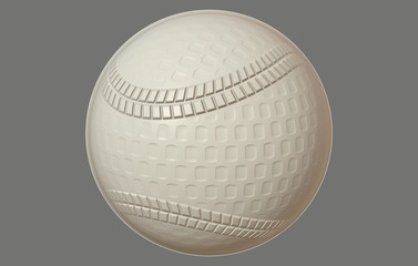 baseball on white background