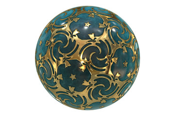 decorative ball on white background