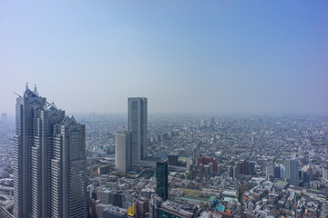 Fototapeta premium 東京新宿 高層ビルからの風景
