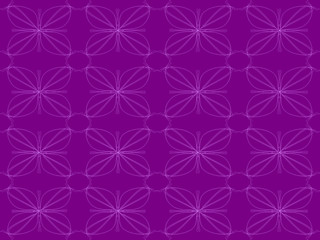 Seamless pattern design with floral background elements, brown, black, gray, white ornaments