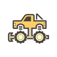 off road truck icon