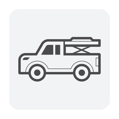 Fototapeta premium pickup accessory icon