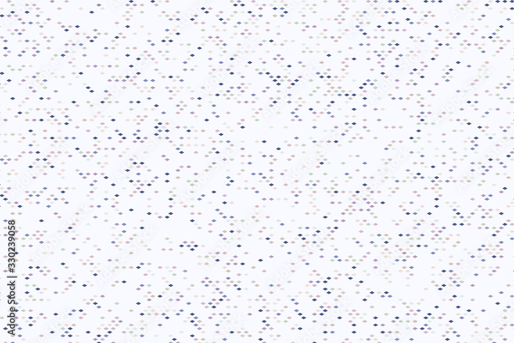 Poster abstract multicolored image consisting of small rhombics.