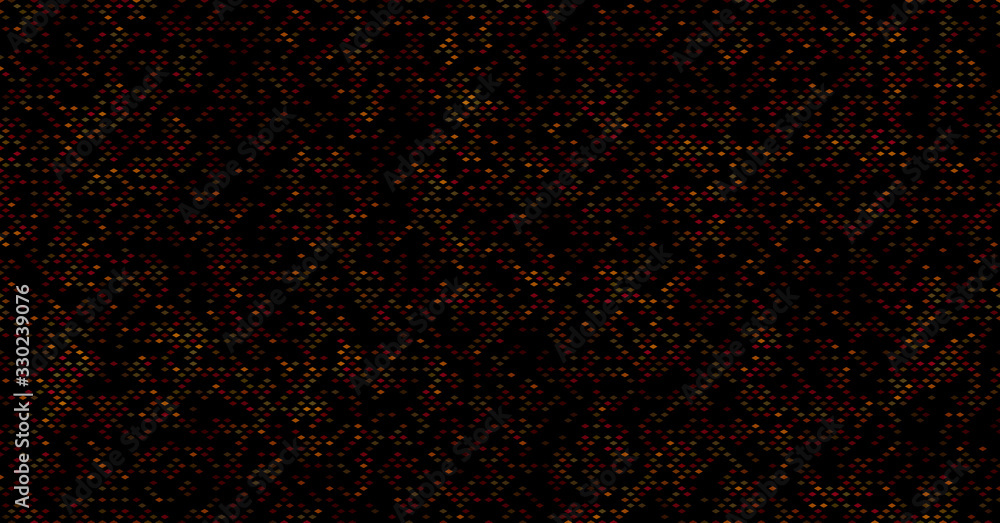 Poster abstract multicolored image consisting of small rhombics.