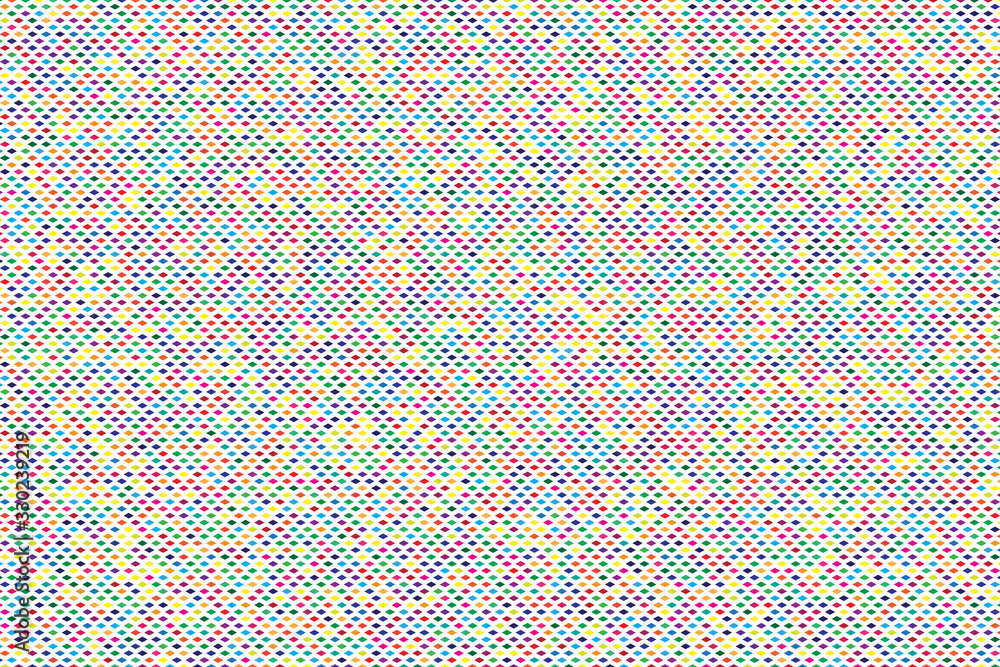 Aufkleber abstract multicolored image consisting of small rhombics.