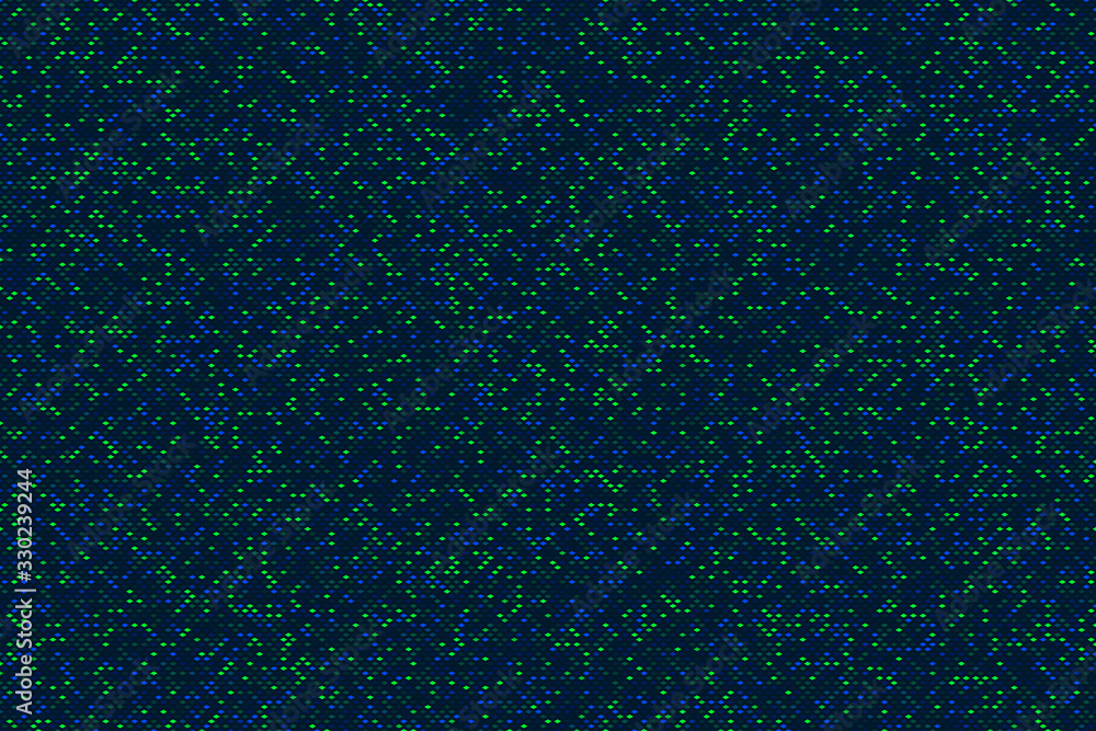 Poster abstract multicolored image consisting of small rhombics.