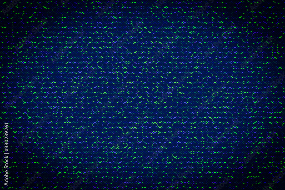 Poster abstract multicolored image consisting of small rhombics.