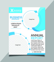 flyer design for annual report