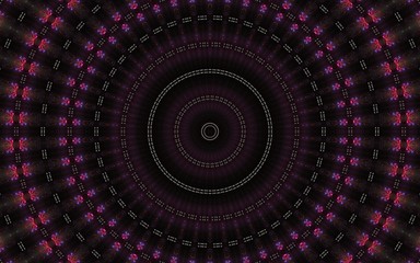 Beautiful Abstract Mosaic Seamless kaleidoscope pattern with a Mandala
