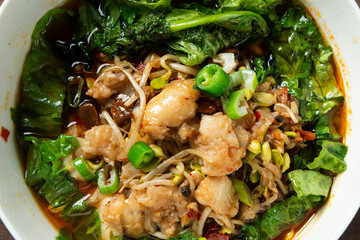Sliced Fish in Hot Chili Oil, Sichuan Food
