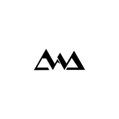 W Letter Logo Design Vector Template