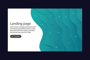 Website Landing Page Background, Modern Abstract Style