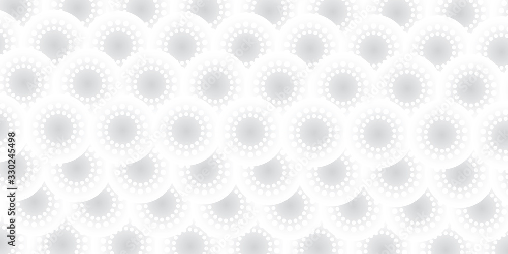 Aufkleber abstract geometric pattern by the points circles