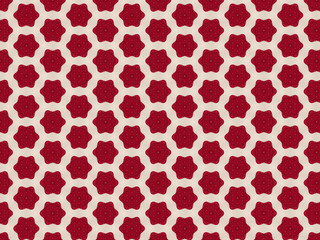 christmas snowflakes and hearts and stars and berries and leaf and cross made of felt and fleece red green decoration beads yellow coverlet plaid textile vintage blanket background ornament wrapping